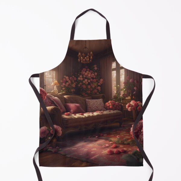 Item preview, Blooms of Nostalgia: Vintage Floral Living Room designed and sold by Itsapizzart.