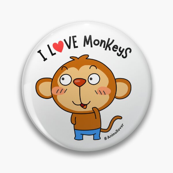 Item preview, Monkey - I love Monkeys designed and sold by EzezFolio.