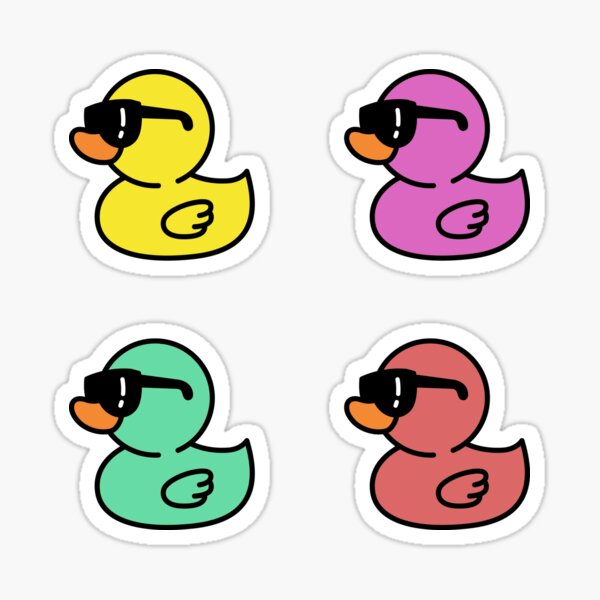 Item preview, Duck in Sunglasses Pack designed and sold by Realizey.