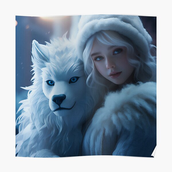 Anime White Wolf Wallpapers - Wallpaper Cave