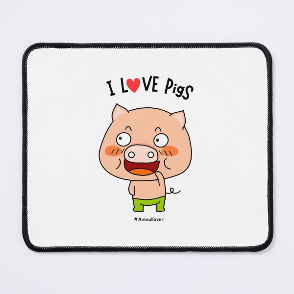 Item preview, I love pigs designed and sold by EzezFolio.