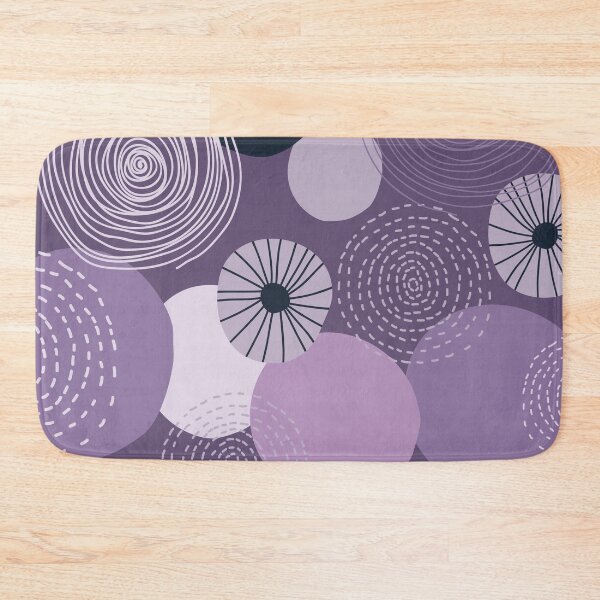 Item preview, Purple Boho Vintage Circles  designed and sold by artistevt.