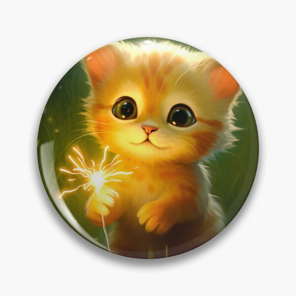 Item preview, kitten designed and sold by Colorfulloasis.