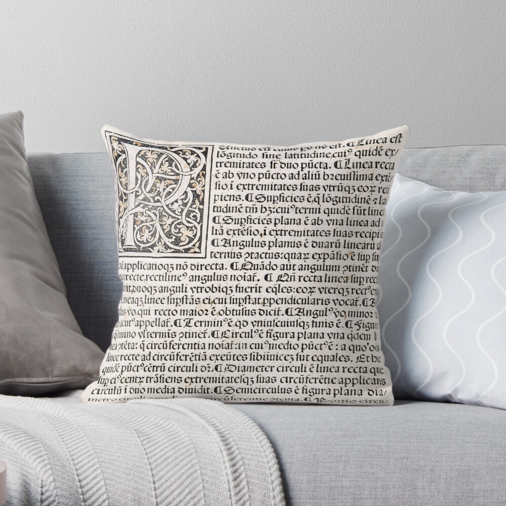 Item preview, Throw Pillow designed and sold by StateLibraryVic.