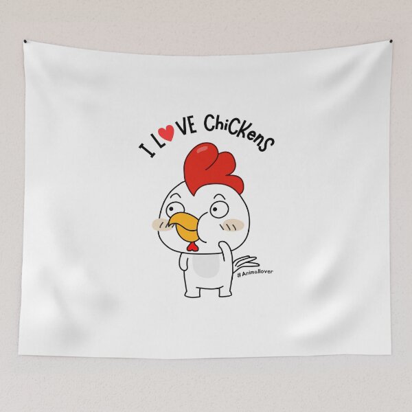Item preview, I love chickens designed and sold by EzezFolio.