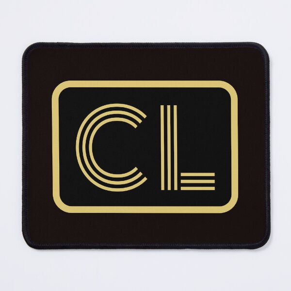 Item preview, CL Initials Gold Geometric Letters designed and sold by Jeallan Designs.