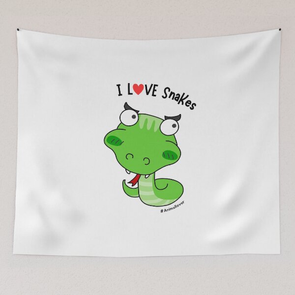 Item preview, I love snakes designed and sold by EzezFolio.