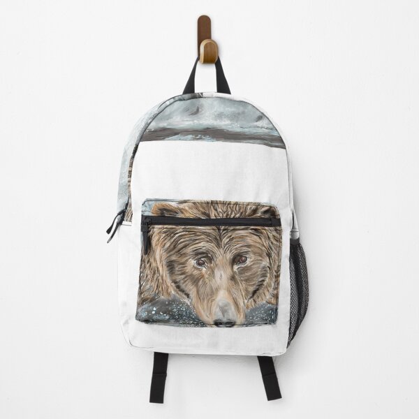 Item preview, Grizzly Bear Splash In The Water designed and sold by animal-inspired.