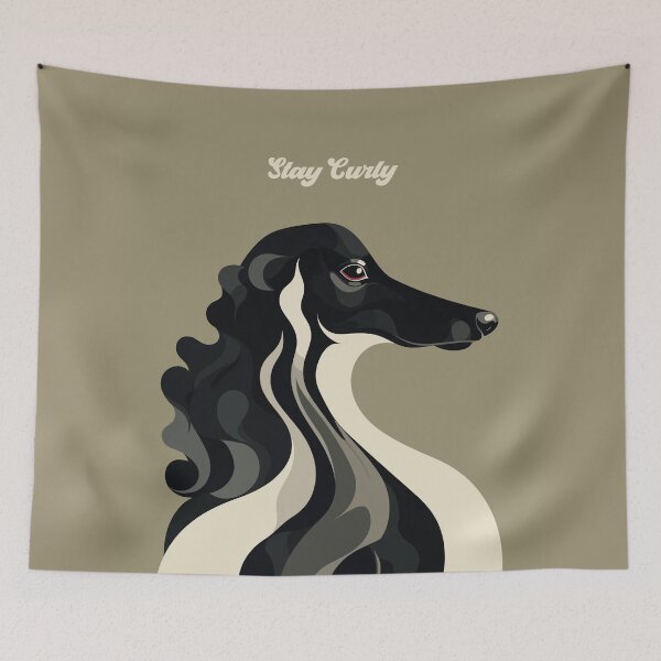 Item preview, Stay Curly, Artwork Nº8C designed and sold by Bauani.