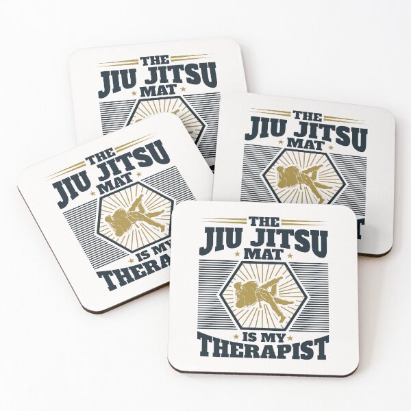 Item preview, Jiu Jitsu the Mat Is My Therapist designed and sold by jaygo.