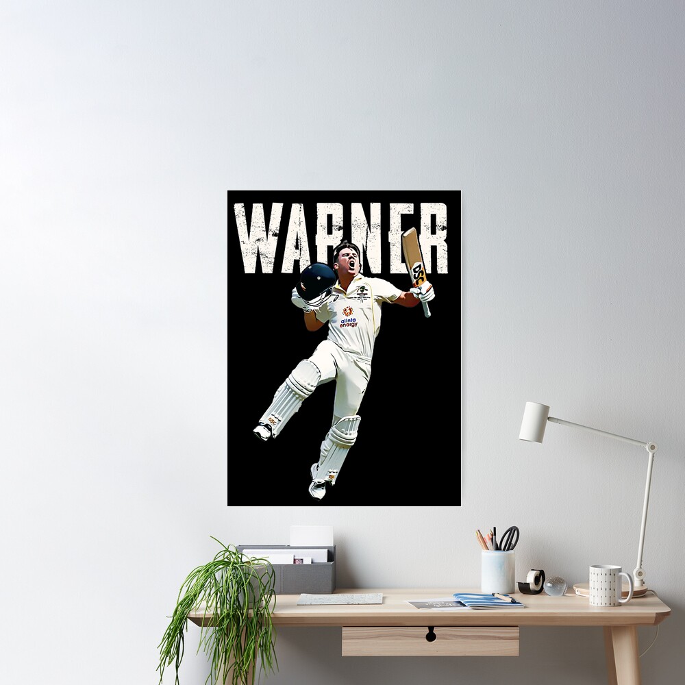 David Warner M1532 - Cricketer - Autographed Poster Print Photo Signature  GIFT - Celebrity Poster Prints