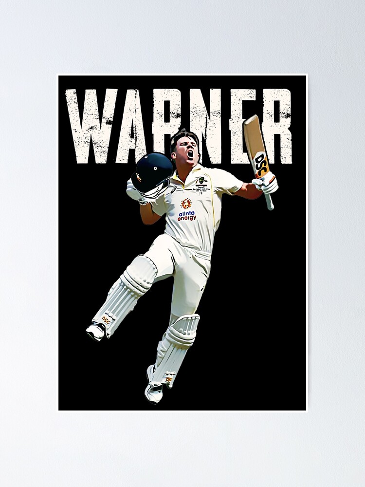 David Warner M1532 - Cricketer - Autographed Poster Print Photo Signature  GIFT - Celebrity Poster Prints