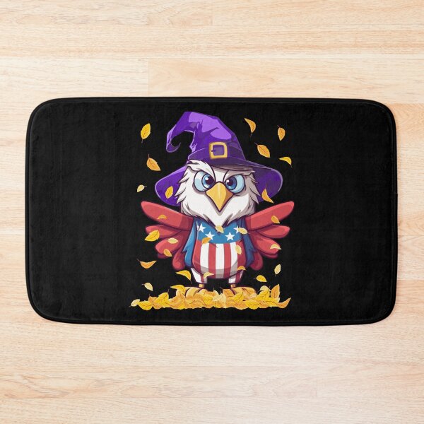 Item preview, Funny American Bald Eagle Halloween Patriotic Halloween Witch designed and sold by Designer-Girl.