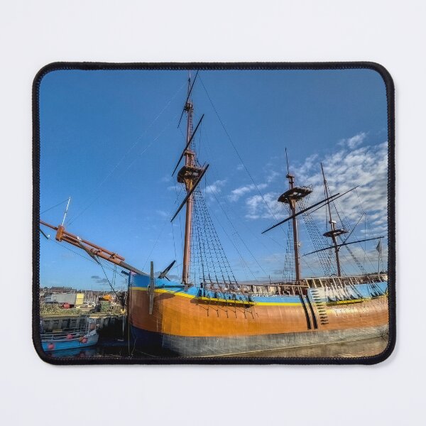 Item preview, HM Bark Endeavour Whitby Harbour designed and sold by derekbeattie.