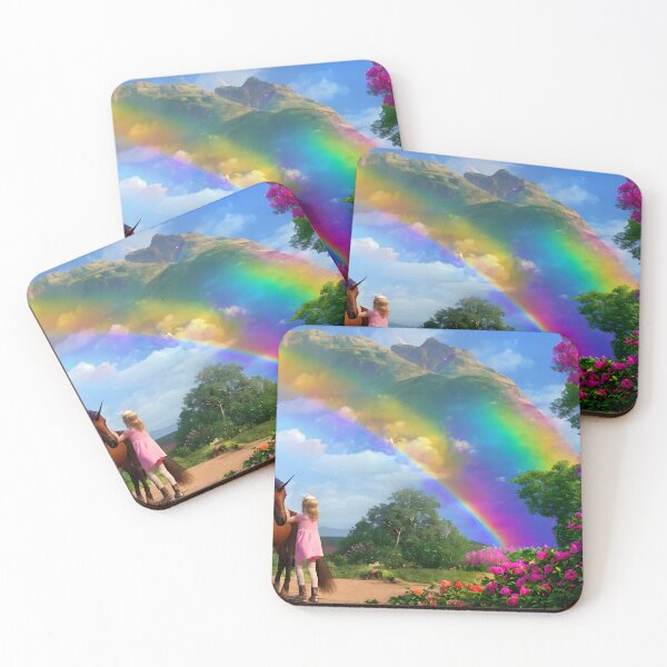 Item preview, A Rainbow, Unicorn and Child designed and sold by Everythingstakn.