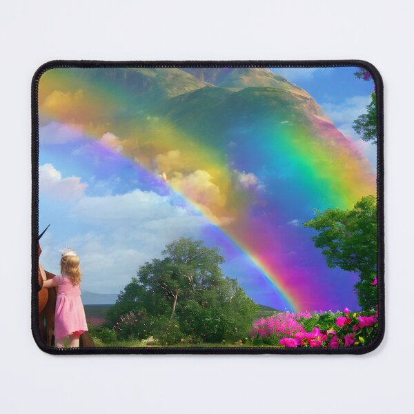 Item preview, A Rainbow, Unicorn and Child designed and sold by Everythingstakn.