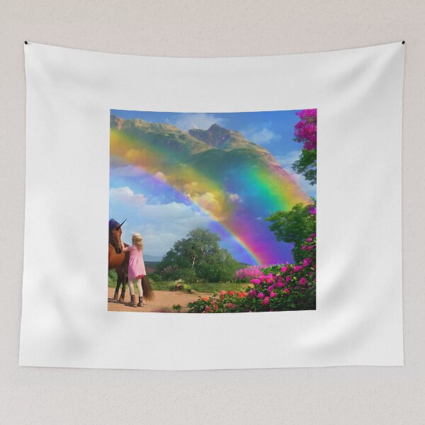 Item preview, A Rainbow, Unicorn and Child designed and sold by Everythingstakn.