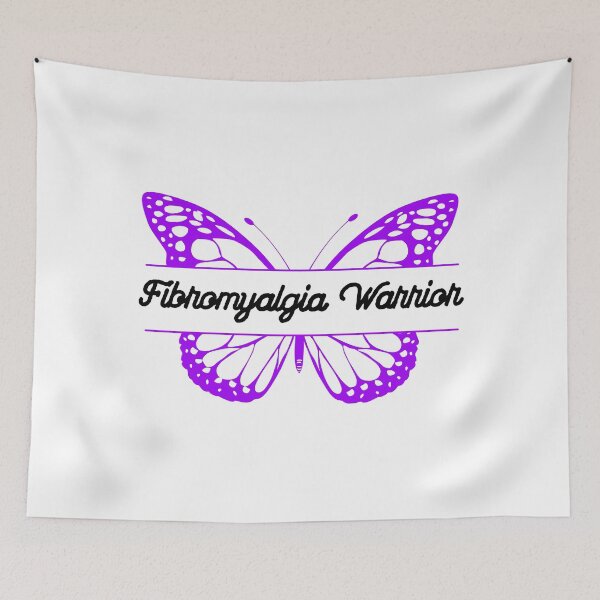 Item preview, Purple Fibromyalgia Warrior Butterfly designed and sold by CreationByLadyV.