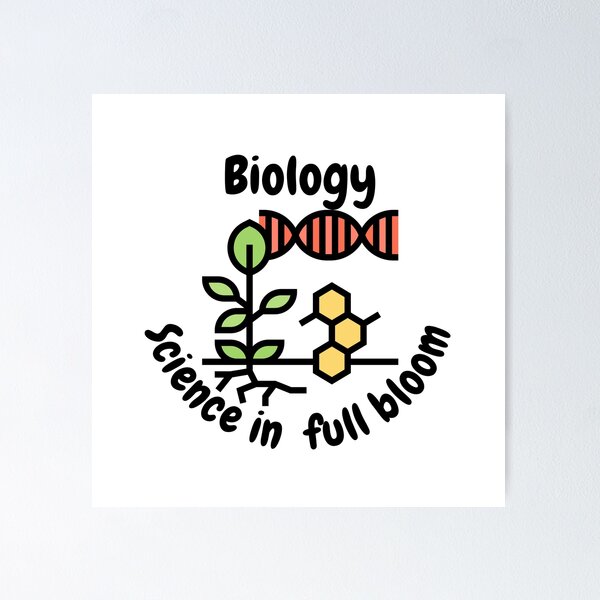 Item preview, Biology: science in full bloom, biology and botany pun designed and sold by NoetherSym.