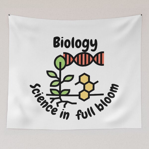 Item preview, Biology: science in full bloom, biology and botany pun designed and sold by NoetherSym.