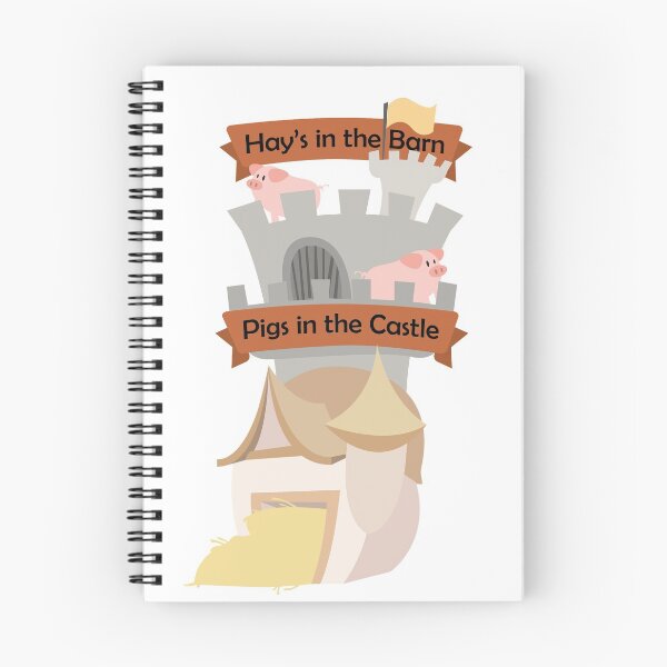 Item preview, Hay's in the Barn, Pigs in the Castle designed and sold by kricketart.