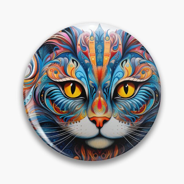 Item preview, Zentangle Cat 2 designed and sold by Red Witch Art.