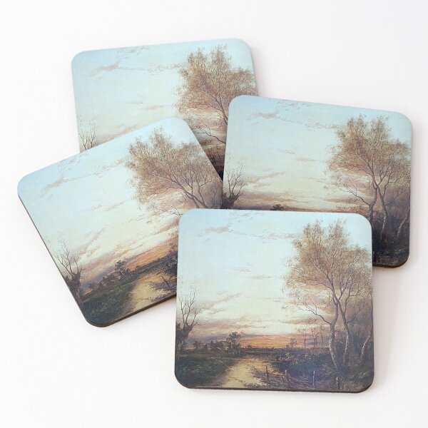 Item preview, Dawn in an Autumn Landscape designed and sold by tomorrowsart.