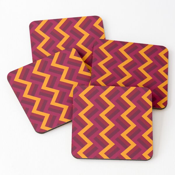 Item preview, Bright Orange Red Zigzag Chevron designed and sold by Deanmindvortex.