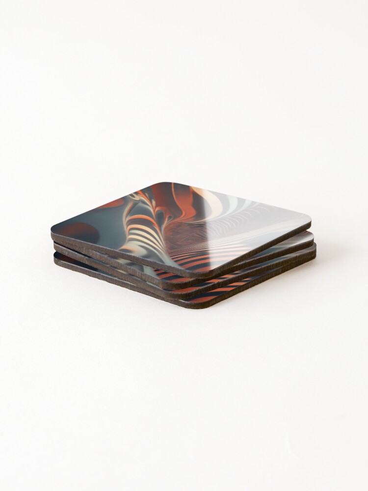 Thumbnail 4 of 5, Coasters (Set of 4), Interference pattern designed and sold by AlfredSSikula.