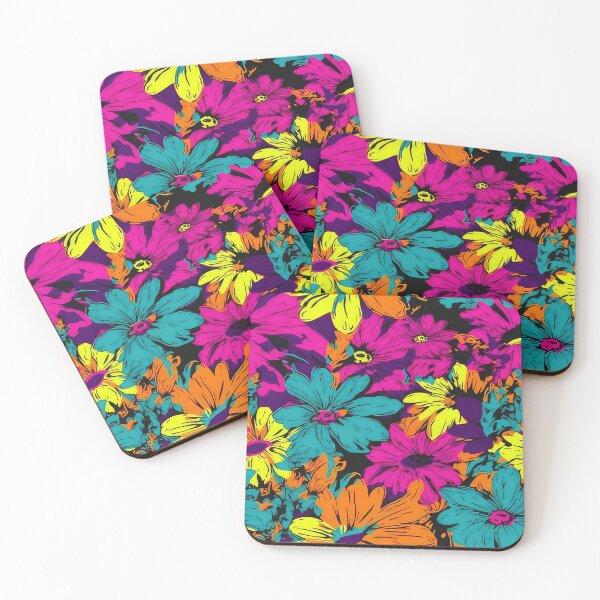 Item preview, Andy Warhol style flowers designed and sold by Pixel  Playground.