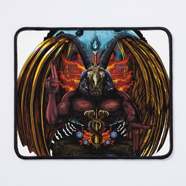 Item preview, baphomet evil goat designed and sold by verdilak.
