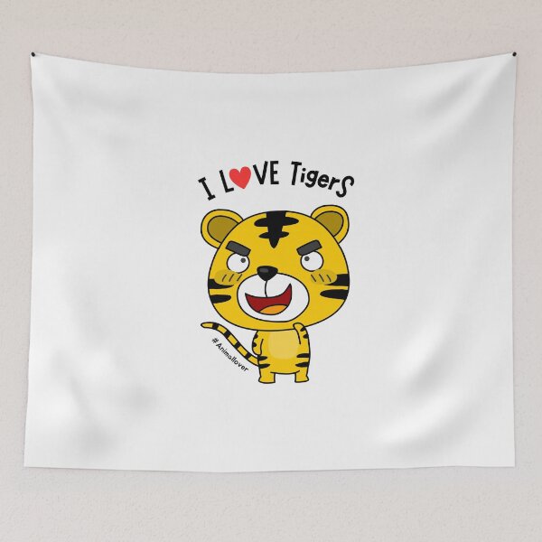 Item preview, I love tigers designed and sold by EzezFolio.