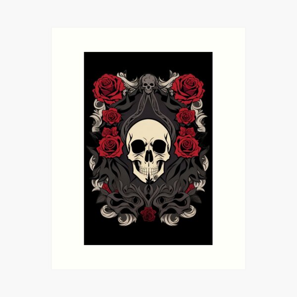 Floral Fantasy Skull