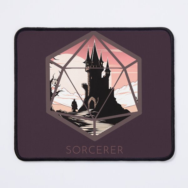 Item preview, Sorcerer D20 Crest designed and sold by DiceyThreads.