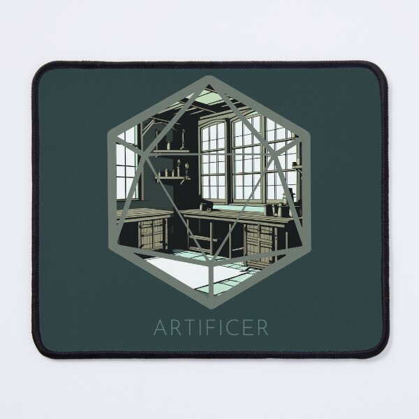 Item preview, Artificer D20 Crest designed and sold by DiceyThreads.