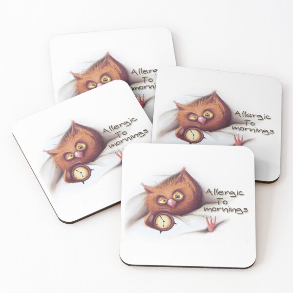 Item preview, allergic to mornings designed and sold by raheel27.