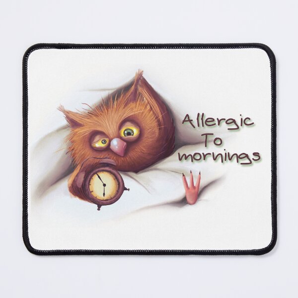 Item preview, allergic to mornings designed and sold by raheel27.