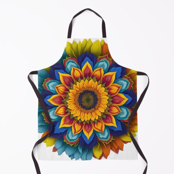 Item preview, Summer Sun Flower Mandala Style designed and sold by ArtOfMandala.