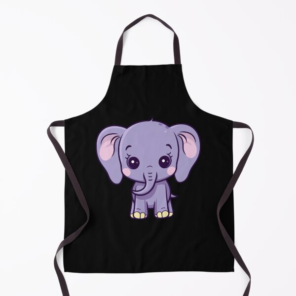 Item preview, Purple Cute Cartoon Style Elephant, Sticker, Illustration designed and sold by art-max-jenner.