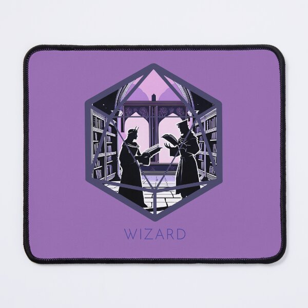 Item preview, Wizard D20 Crest designed and sold by DiceyThreads.