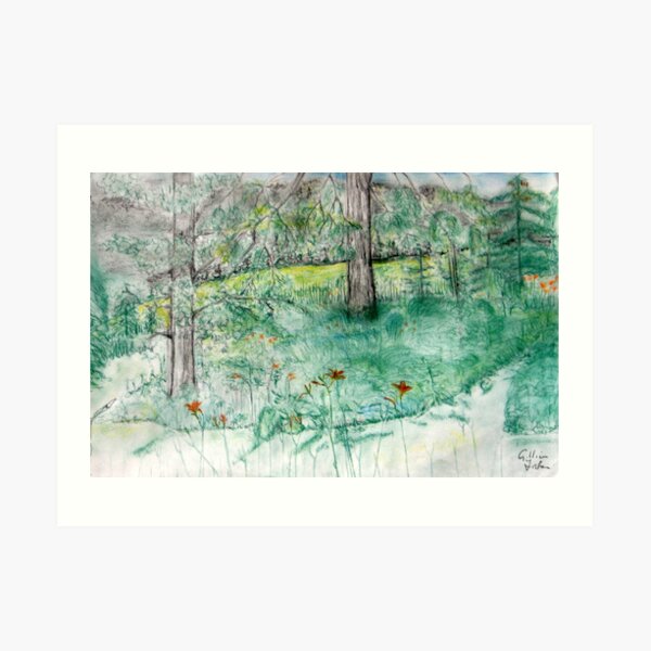 My Side View In Colour Art Print