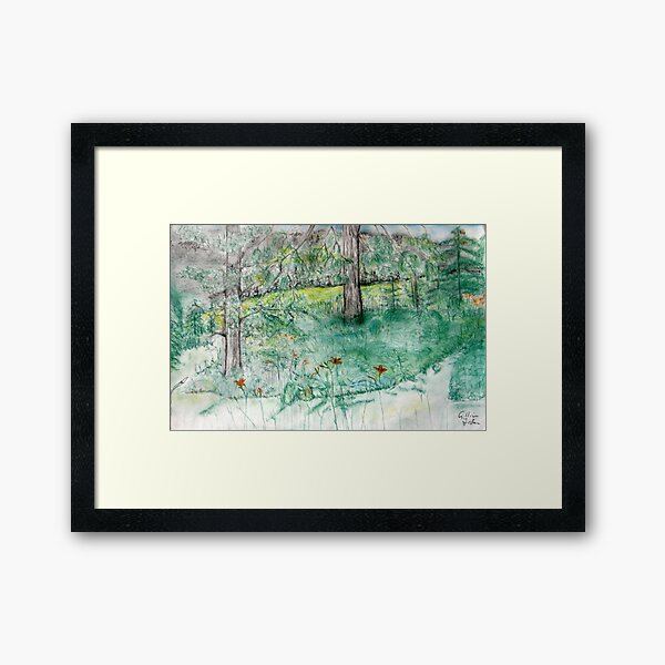 My Side View In Colour Framed Art Print