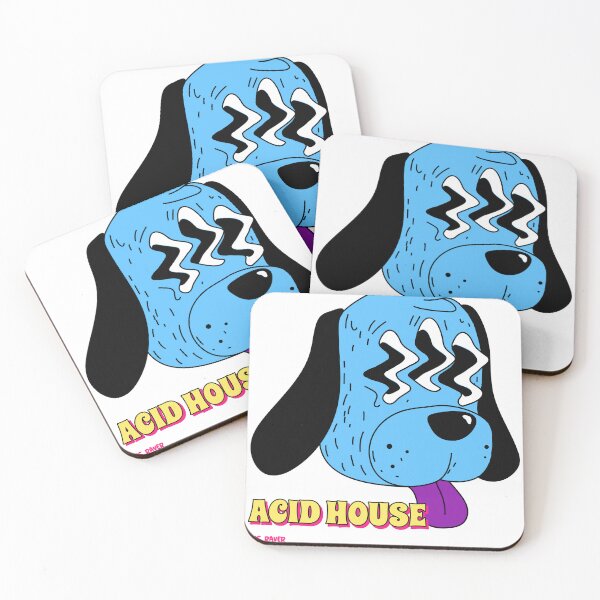Item preview, Acid House Cute Dog Raver DJ Hippy Dance Festival  designed and sold by Ravermonkey.