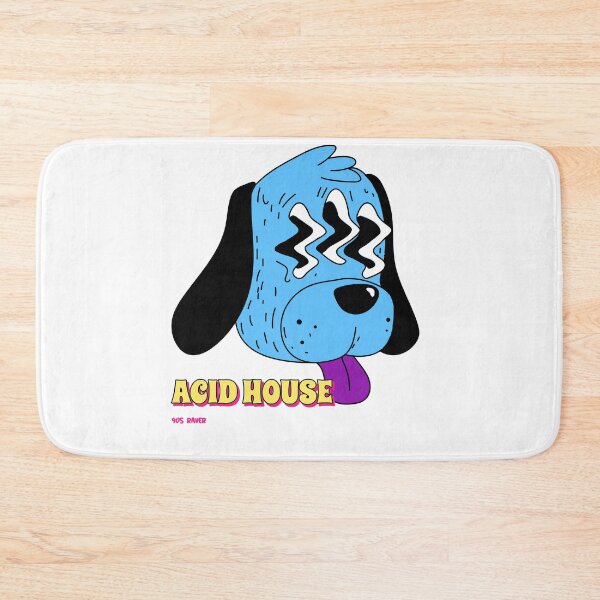 Item preview, Acid House Cute Dog Raver DJ Hippy Dance Festival  designed and sold by Ravermonkey.
