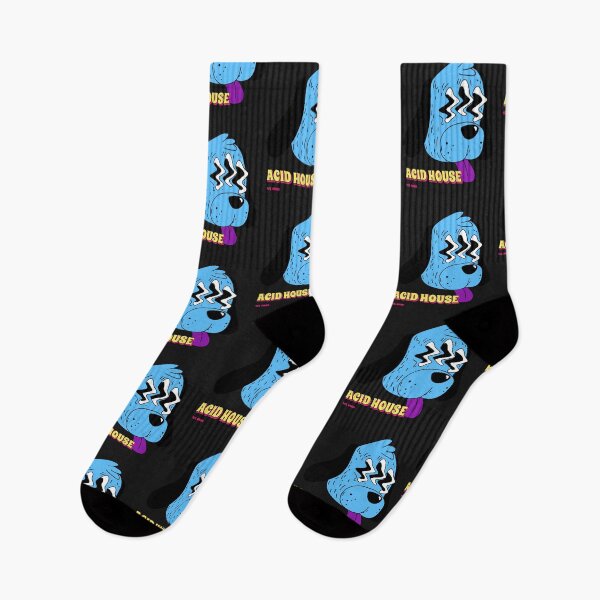 Item preview, Acid House Cute Dog Raver DJ Hippy Dance Festival  designed and sold by Ravermonkey.