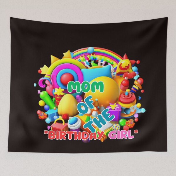 Item preview, MOM OF THE BIRTHDAY GIRL, MOM, DAD, GIFT designed and sold by carlos crane.