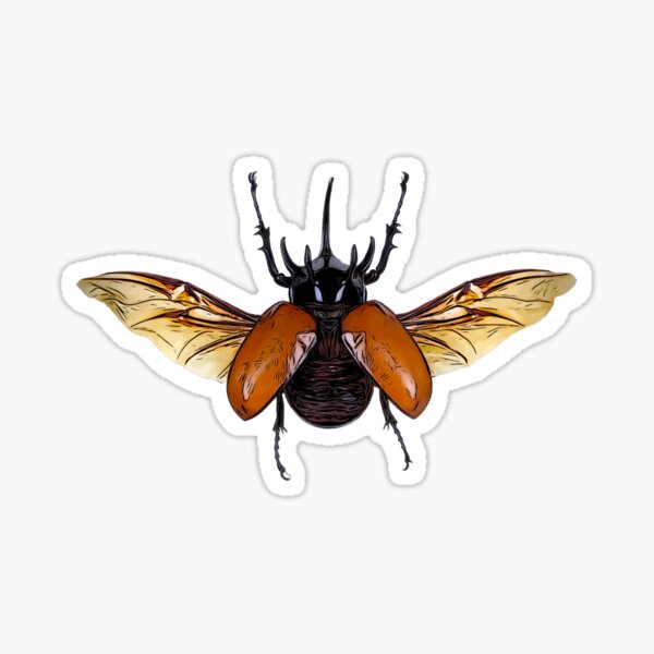 Item preview, Rhinoceros Beetle designed and sold by Art OnTheSpectrum.
