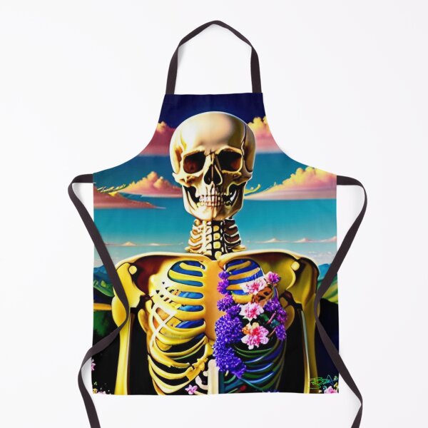Item preview, Trippy Dreams - Death Flowers Psychedelic Skeleton Art 21 designed and sold by Benito Del Ray.