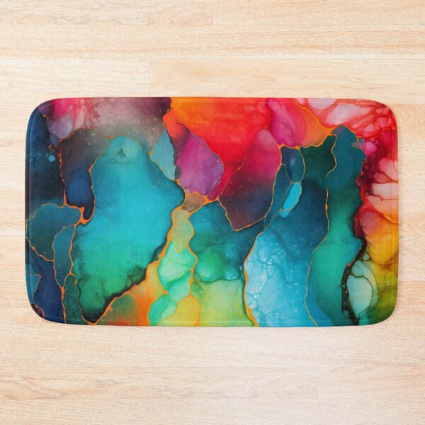 Item preview, neon multicolored pattern designed and sold by spitfirehart.