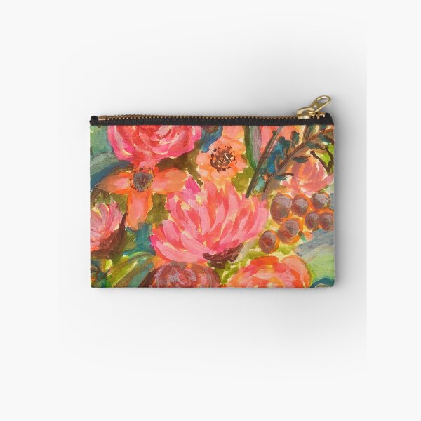 Item preview, Florals in a Vase on a Pink Table designed and sold by TinaNadeemArt.